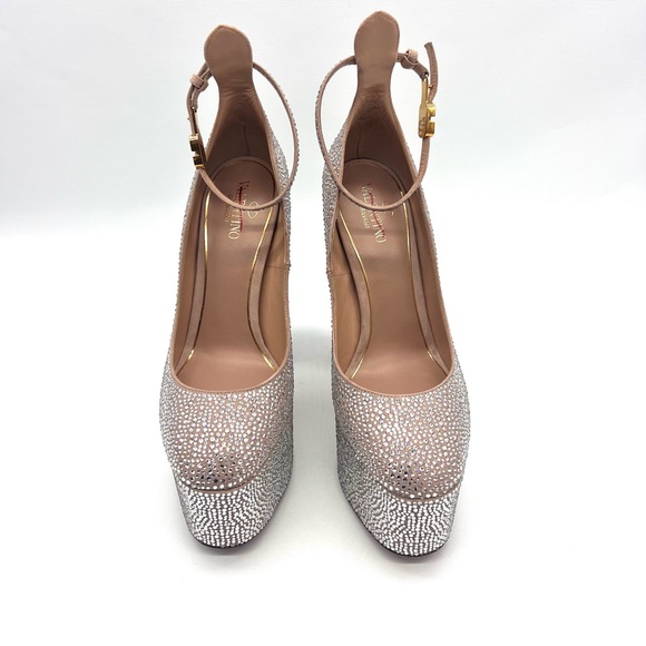 Valentino garavani VALENTINO GARAVANI TAN-GO PUMP WITH CRYSTALS 155MM - Picture 5 of 10